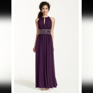 Kathy Roberts Women's Gown in Plum, Size 8